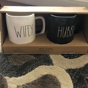 Rae Dunn Wifey and Hubby cups